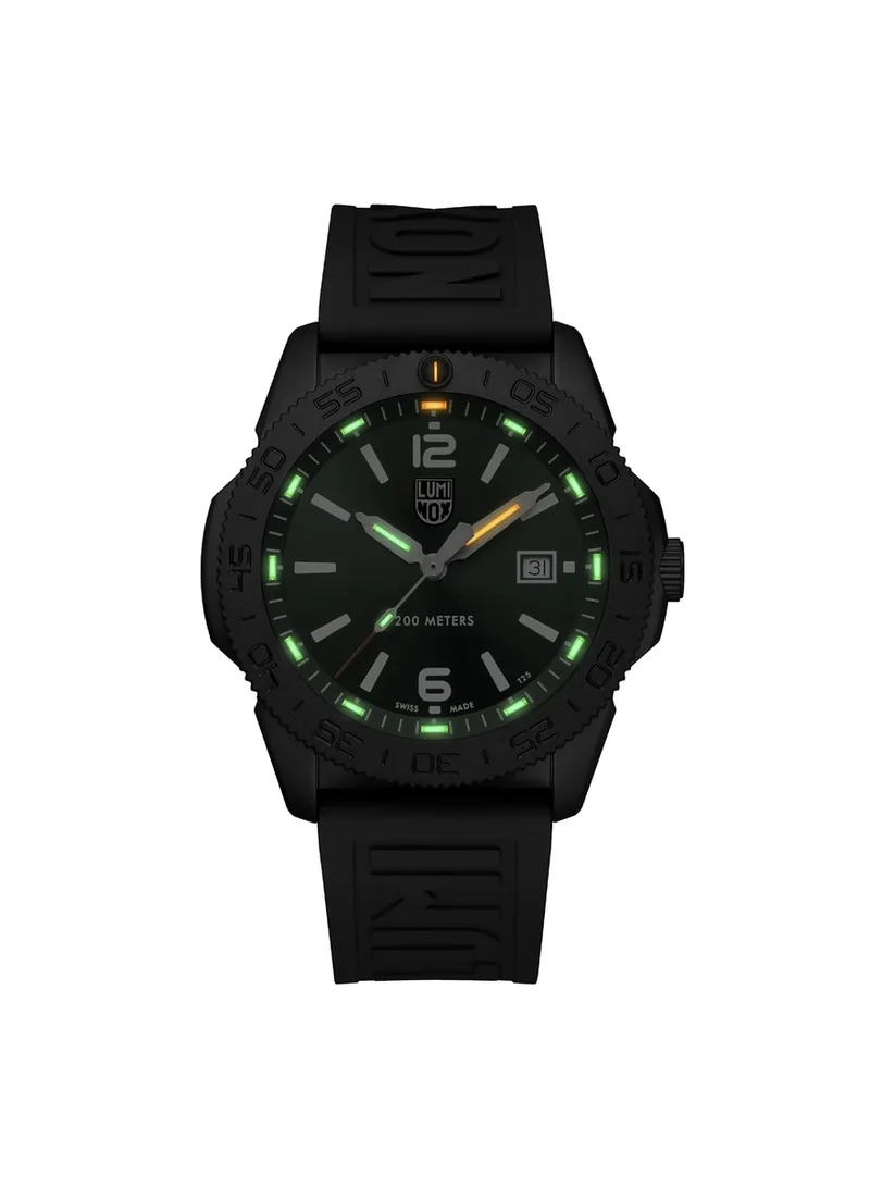 Luminox Pacific Diver: Black Steel 3120 Series - XS.3137.B