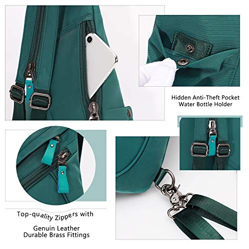 KL928 Nylon Sling Bag - Small Crossbody Backpack Shoulder Casual Daypack Multipurpose Rucksack for Men Women - Image 4