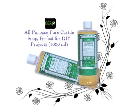 CERO Dr Raos Lemongrass Perfumed all Purpose Pure Castile Soap Perfect for DIY Projects 1000 ml - Image 2