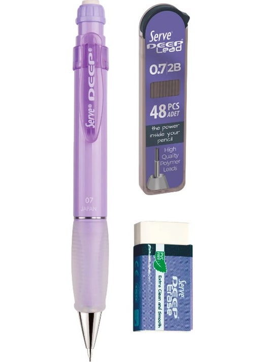 Serve Deep 3-Piece School Set Purple  - Image 1
