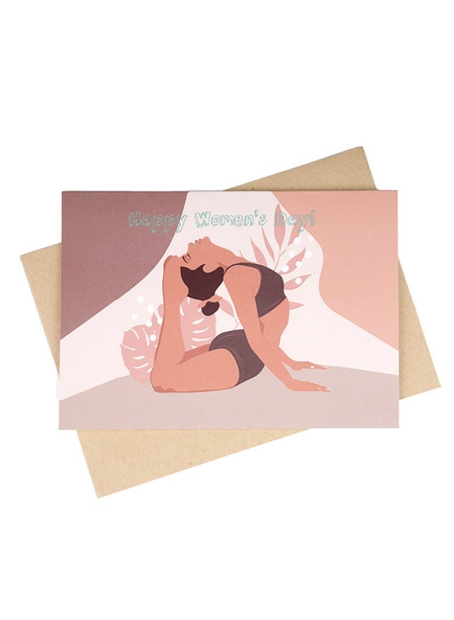 Yoga Women's Day, 1 Card, UAE