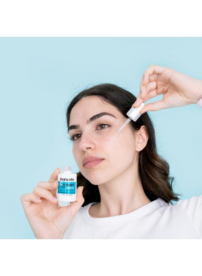 باباريا سيروم باباريا الكولاجين النباتي - سيروم للوجه مصنوع من نباتات برية - للعناية بالبشرة لمرونتها وشدها - سيروم مضاد للشيخوخة للوجه - 1 أونصة - Image 2