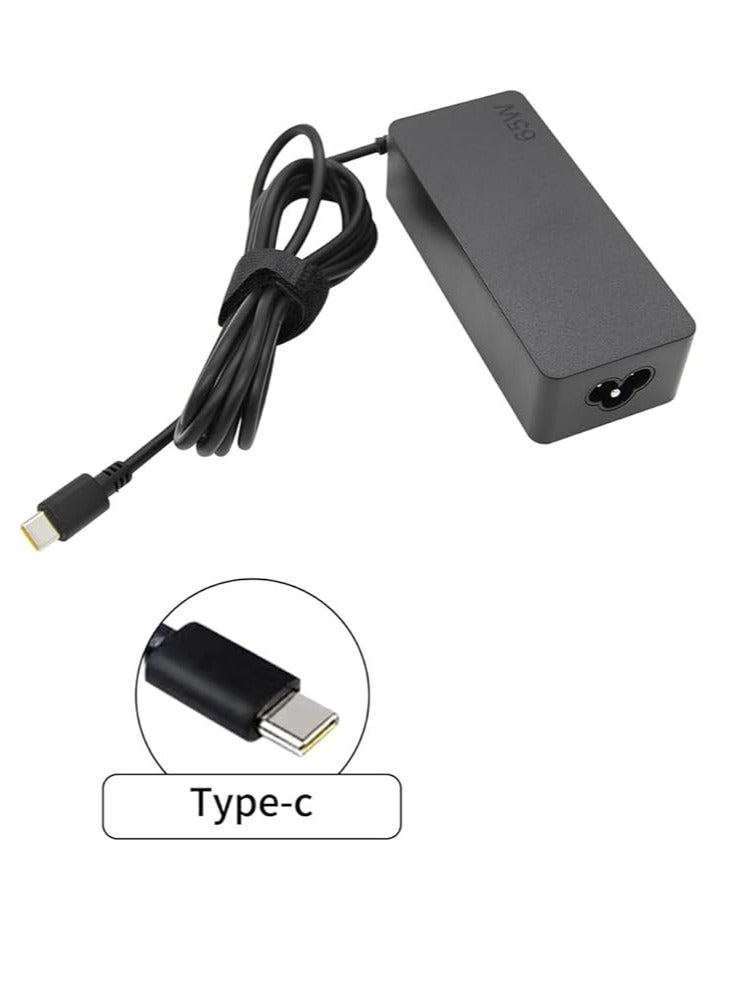 Terabyte Laptop Replacement Adapter for Lenovo Ideapad 20V 3.25A 65W USBB Type-C - Image 2