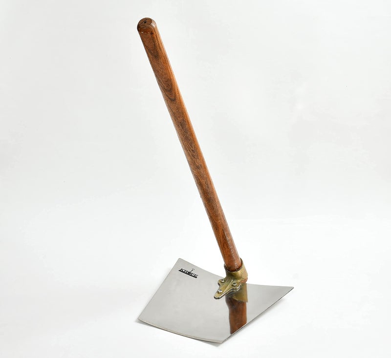 KRUFE 202 Grade Stainless Steel Spade - Heavy Duty Gardening for Agriculture | Durable and Versatile Hand Spade | Ideal for Soil Preparation, Planting, and Landscaping Projects | 8.5 x 11 x 35 Inches - Image 5