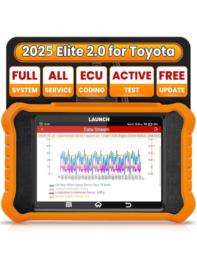 Launch 2024 X431 Elite 2.0 PRO fit for Toyota Lexus Bi-Directional Scan Tool - Image 1
