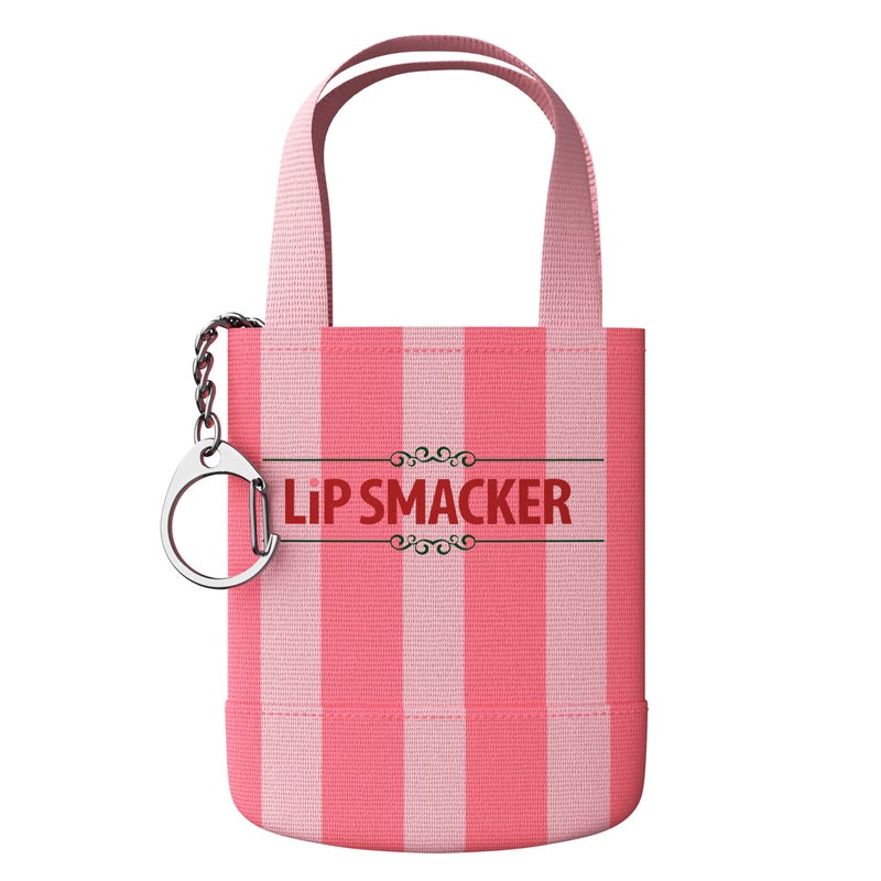 Lip Smacker بلسم الشفاه ليب سماكر لعطلة نهاية الأسبوع + سلسلة مفاتيح حقيبة صغيرة، عناية مرطبة بالشفاه، هدية قابلة للجمع ومناسبة للتخزين - نكهة الشوكولاتة بالنعناع - Image 3