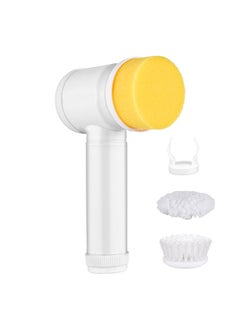 Electric Cleaning Brush,Electric Spin Scrubber with 3 Brush Heads