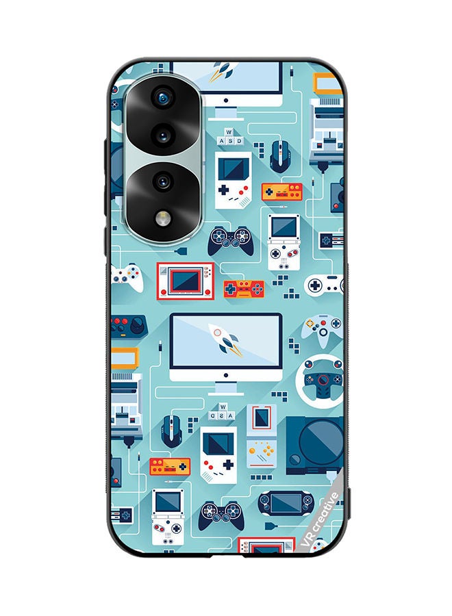 VR CREATIVE Protective Case Cover For Honor 70 Pro Ps 5 Remote Controls Design Multicolour - Image 1