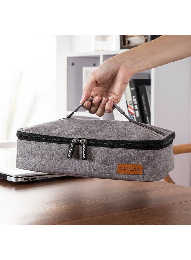 MAX COOK Maxcook Insulated Lunch Bag, Food Storage Container, Portable Bento Bag, Aluminum Foil, 30*20*6.5cm, Mcpj956 - Image 2