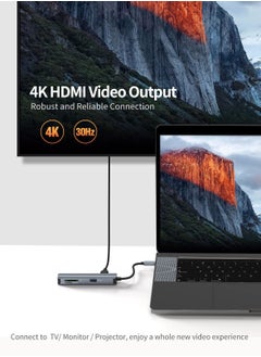 Y&D SYOSI USB C Hub, 5-in-1 Hub Multiport Adapter with 4K HDMI, 2 3.0, SD/Micro SD Card Reader for MacBook Pro/Air, iPad Pro, Surface XPS, and More  - Image 3