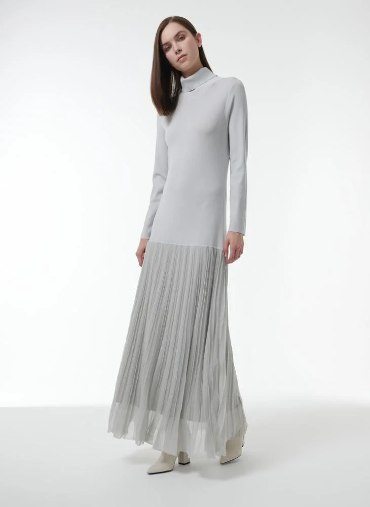 Leem High-Neck Knitted Dress