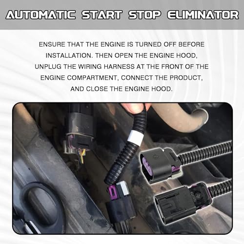 Hirificing Auto Start Stop Eliminator/Delete/Disable/Disabler Compatible with Chevrolet Equinox/Malibu/Cruze 2019-2023, Buick Enclave/Encore 2019-2023, Cadillac XT4/XT5/XT6 2019-2022(Small Plug) - Image 5