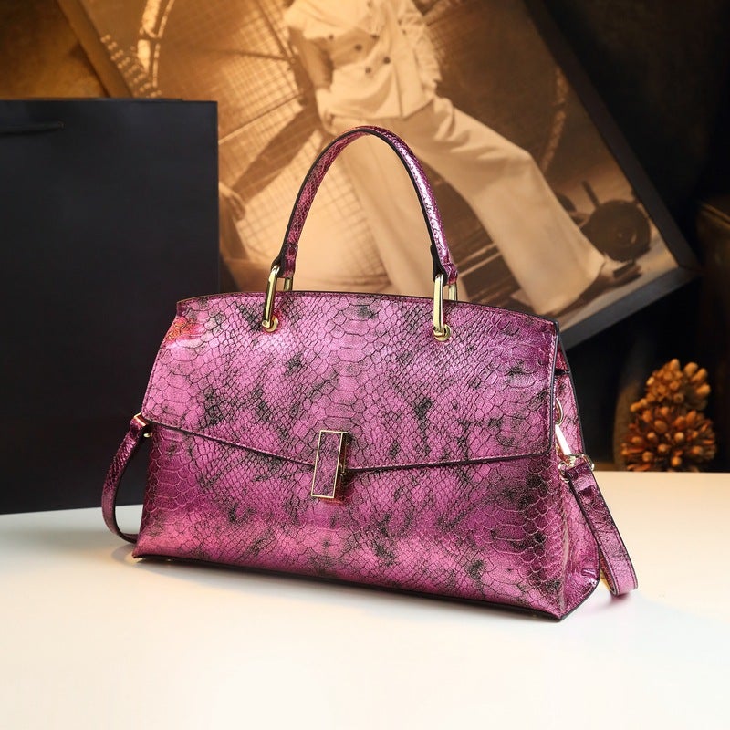 Bright Leather Bag Women'S 2025 Crossbody Bag Personalized All-Match Laser Pattern All-Match Handbag Mother'S Shoulder Bag - Image 1