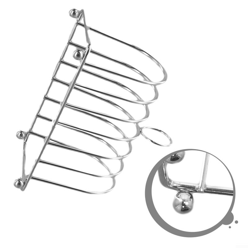 Stainless Steel Bread Cooling Rack with Elevated Feet for Toast Plates and Cutting Boards - Image 3
