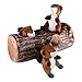 IFOYO Squirrel Hide and Seek Dog Toy Squeaky Interactive Dog Toys for Boredom Plush Dogs Toys to Keep Them Busy Relive Anxiety Attract Attention Puzzle Toy for Smal and Medium Dogs - Image 3