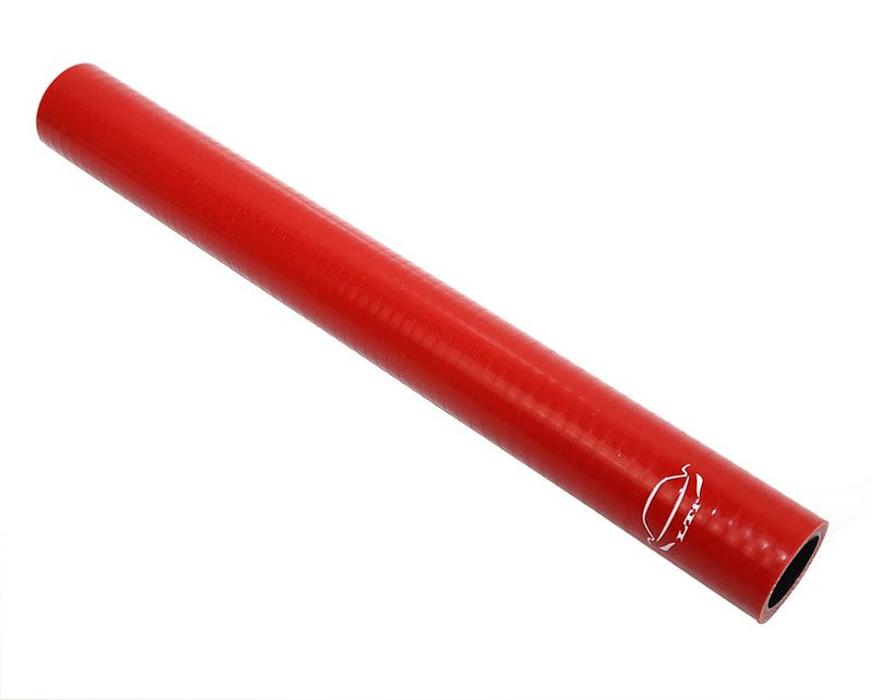 TenkeAuto 12" Long High Performance 4-Ply Reinforced 1" ID Straight Coupler Silicone Hose Turbo/Intercooler/Piping (RED 1'') - Image 5
