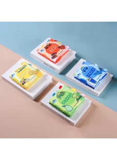 ماركة غير محددة كتاب قماشي ملون من LakaRose Baby للتعليم المبكر والتحفيز البصري للعض - اللون: L017A كتاب قماشي ملون أسود  - Image 5