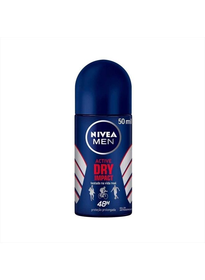 Nivea for Men Dry Impact Antiperspirant Deodorant Roll-on 50ml