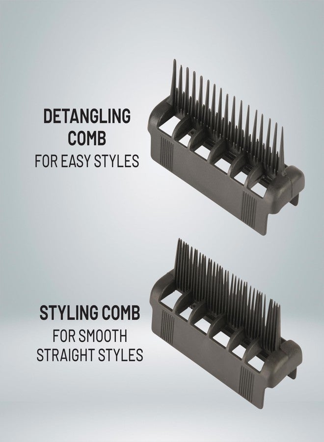 Ozomax Windsor Self-Styling Hair and Beard Dryer Set - 1000W, 2-Speed Settings, 2 Comb Attachments for Styling and Smoothing - Image 4