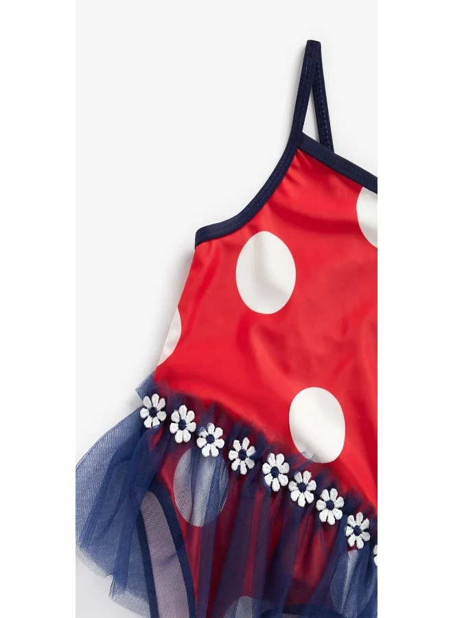 mothercare Spot Swimsuit and Headband Set