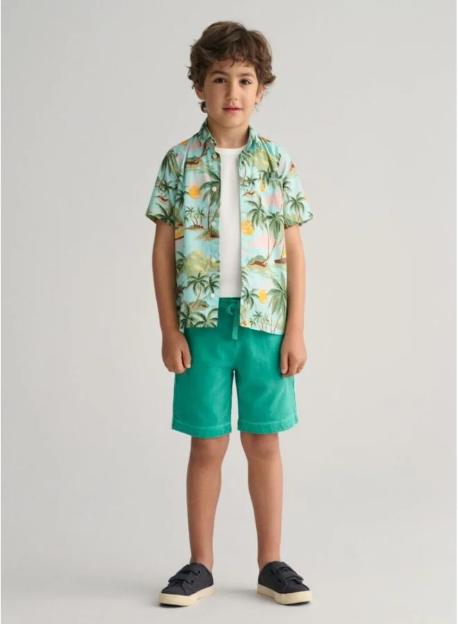 غانت Kids Sunfaded Sweat Shorts