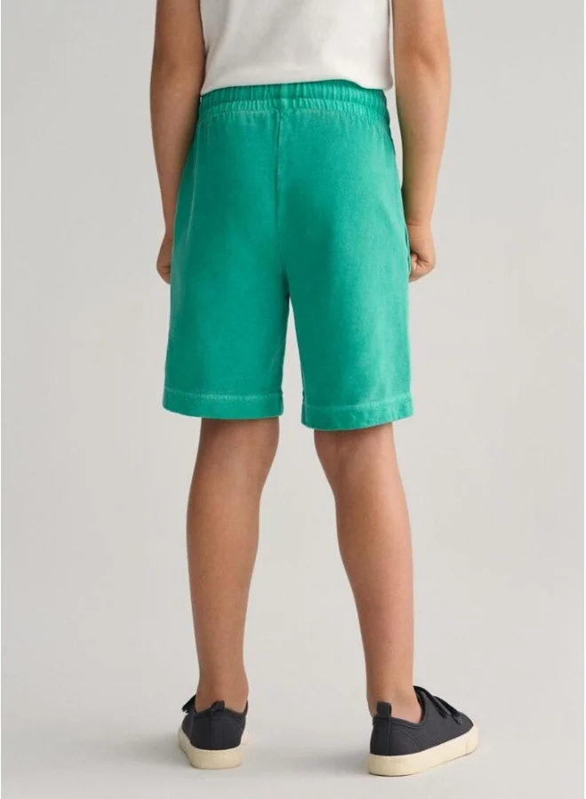 غانت Kids Sunfaded Sweat Shorts