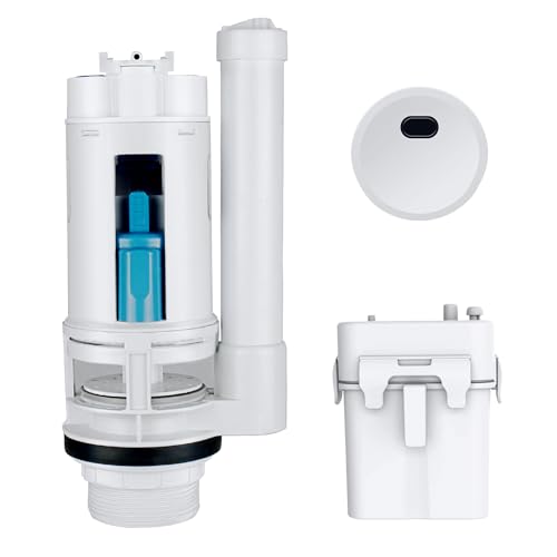 KERDE 2-Inch Automatic Toilet Flusher - Dual Flush Valve with Button, Repair Kit for 2-Piece Toilet (2F-19CM) - Image 1