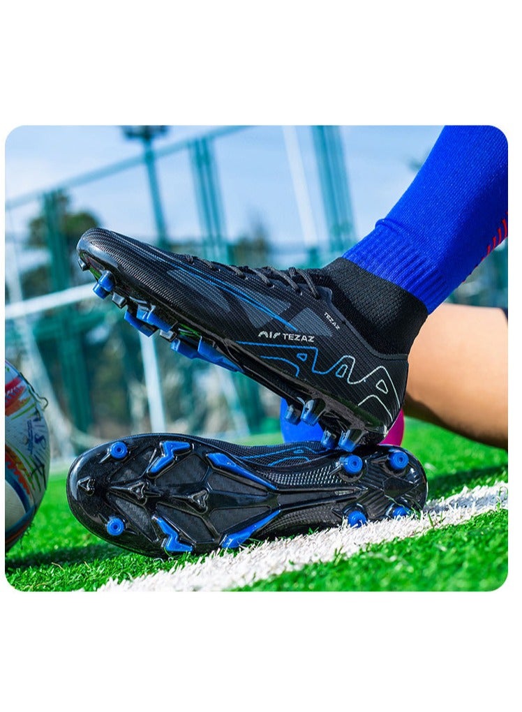 SKT Shiketro Men's soccer cleats for outdoor indoor professional youth boys soccer cleats unisex soccer cleats. - Image 2
