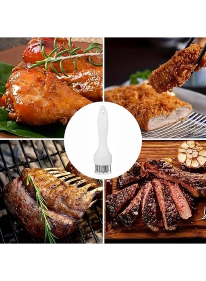 1PC 21-pin Meat Tenderizer: Kitchen Tools for Tenderizing Beef Chicken Steak VealWhite - Image 5