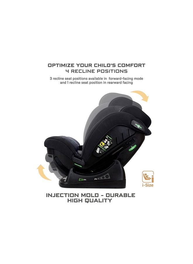 neobreez I-EROCA All-In-One Convertible Travel Baby Toddler Kids Child Boys Girls Car Seat, I-Size ECER129, Recline&Adjustable, Memory Foam, Injection Mold, Forward&Rear Facing, 0-36 Kg, 0-12Yrs, Group 0/1/2/3 - Image 3