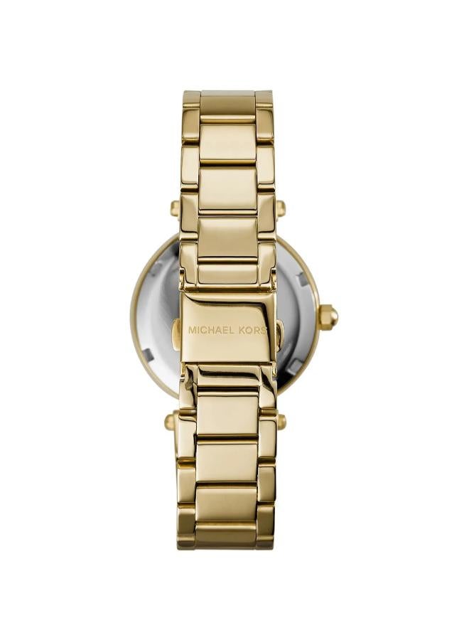 Michael Women's Gold-Tone Stainless Steel Chronograph Watch MK6056 - Image 3