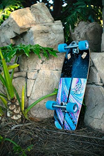 Flow Surf Skates Cruiser - 29"x10" 7-Ply North American Maple Deck, Carving Truck, Fully Assembled, Supports up to 275 lbs for Surf-Like Carving - Image 4