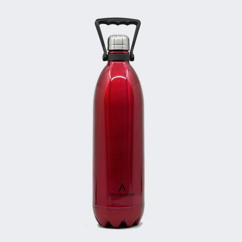 Atlasware 2000 ML Vacuum Flask - Red - Image 1