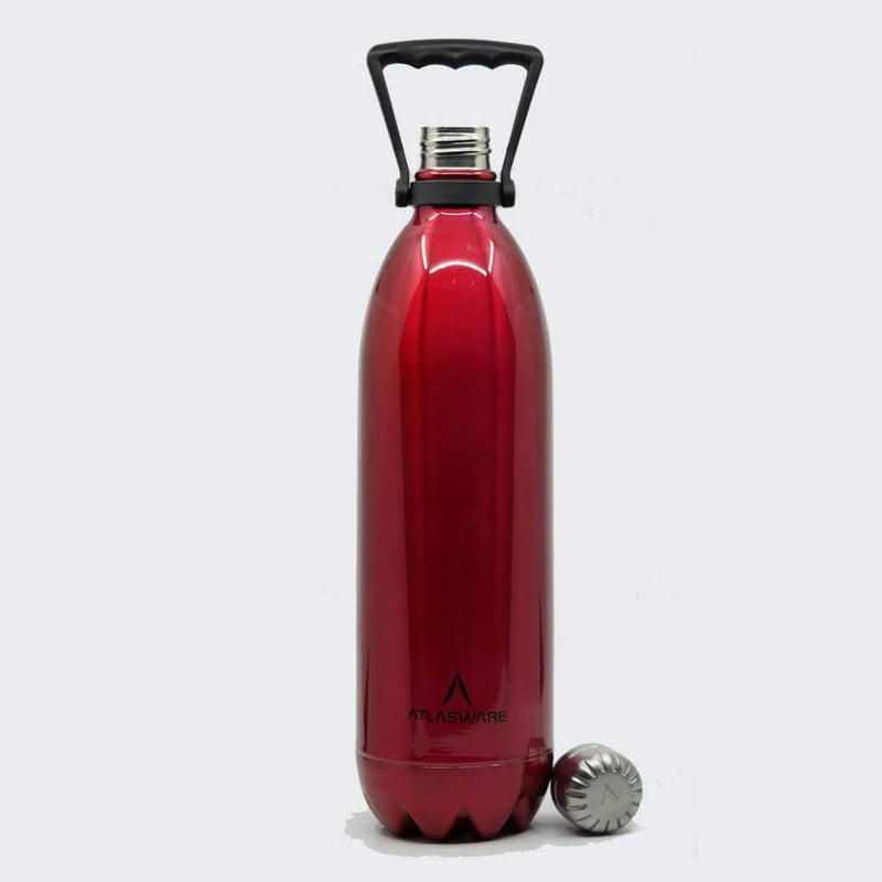 Atlasware 2000 ML Vacuum Flask - Red - Image 2