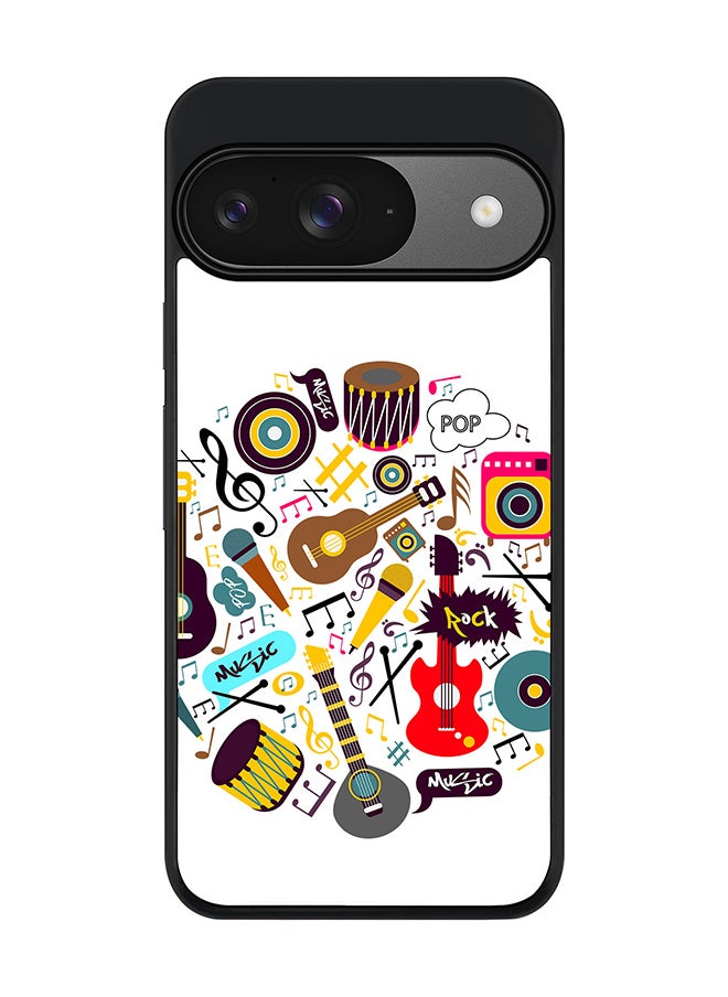 Stylizedd For Google Pixel 9 Case,Slim fit Camera Protection, Shockproof Thin Phone cover - Muscial Instruments  - Image 1