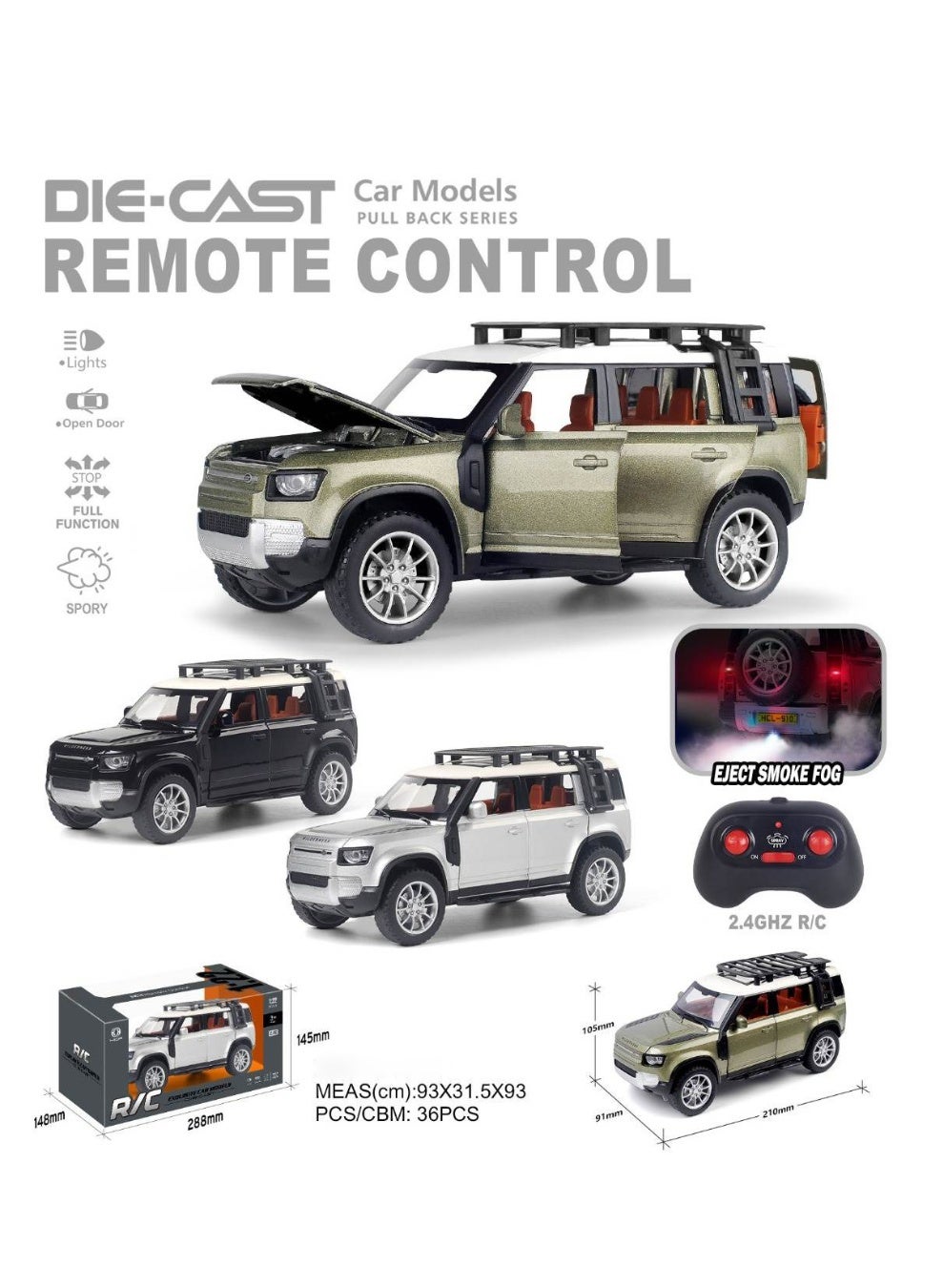 LAND ROVER Land Rover Defender Wilderness RC Car HCL-3910 | Best