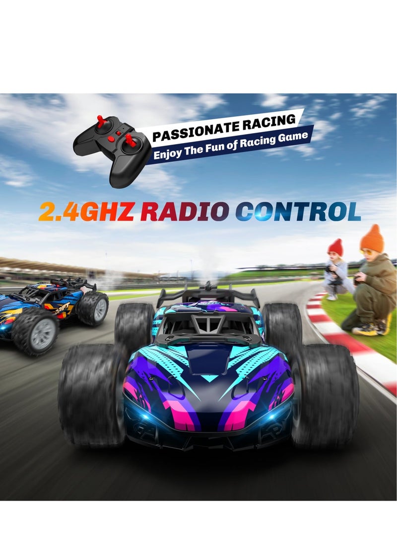 SYOSI Remote Control Car, 2.4GHz Spray Hobby Rc Racing Car with Rechargeable Batteries, Suitable for Boys Girls Birthday Gift - Image 3