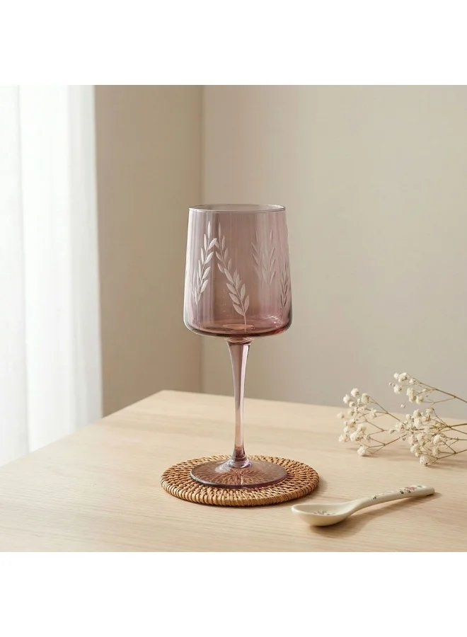 DANUBE HOME Rakle Stem Glass Set 4Pc 425ml Wine Glasses Elegant Design