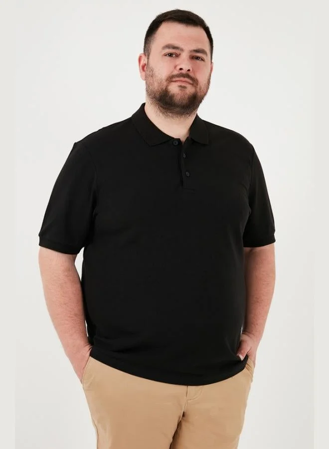 Buratti  Buratti Cotton Regular Fit Plus Size Polo Collar T Shirt Men's Polo Collar T Shirt 5902127B for Men | Best Price UAE