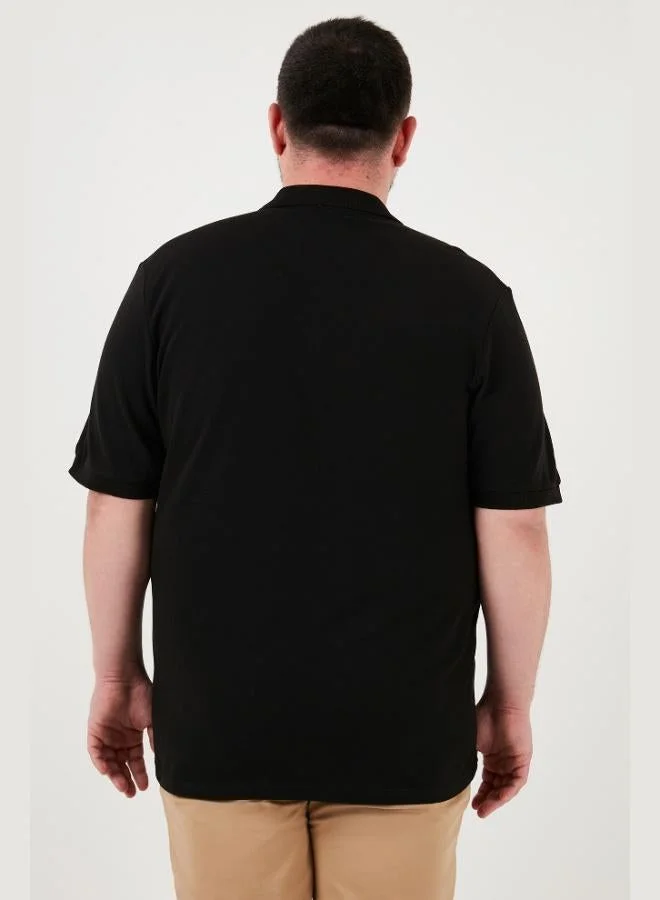 Buratti  Buratti Cotton Regular Fit Plus Size Polo Collar T Shirt Men's Polo Collar T Shirt 5902127B for Men | Best Price UAE