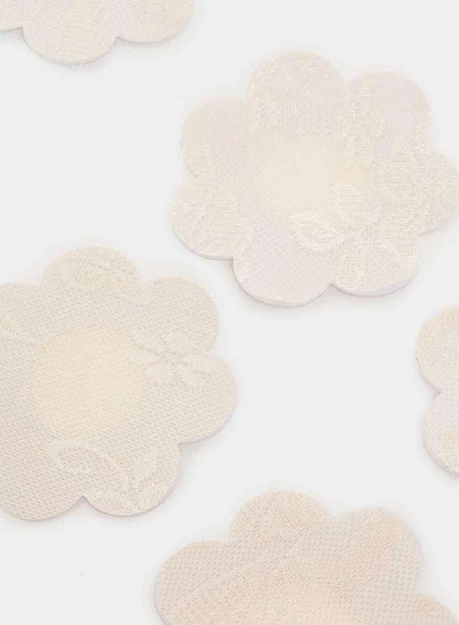 Styli Pack of 5 - Lace Flower Shape Nipple Covers