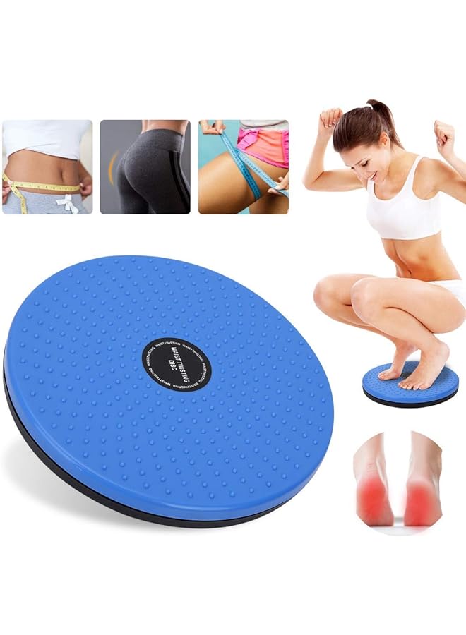 Generic Twisting Waist Disc Bodytwister Body Shaping Twisting Waist Machine Rotating Board Female Twister Sports Equipment (Blue) - Image 3