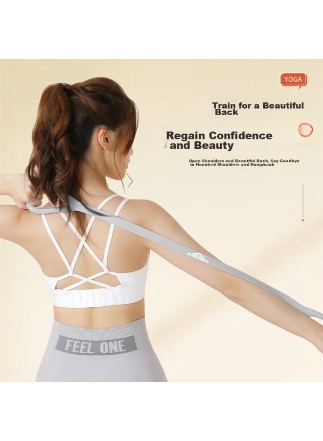 PEAK Peak 8-character Resistance Band Elastic Rope, Back Training Rope, Home Resistance Band, Shoulder And Neck Stretching Band, Silicone - Image 4