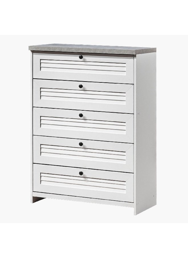 Luvia Chest of 5 Drawers 40 x 112.5 x 80.5 cm - pzsku/ZF20416325716632FA014Z/45/_/1729499535/5b88c315-a43b-4728-90d4-e58fc2087980