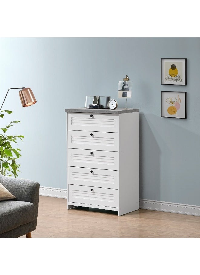 Luvia Chest of 5 Drawers 40 x 112.5 x 80.5 cm - pzsku/ZF20416325716632FA014Z/45/_/1729499569/9376a2f4-02da-48ac-b33a-e42ced118fef