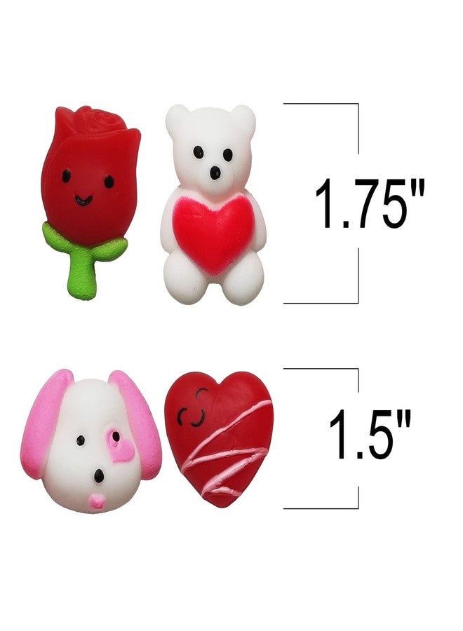 آرت كريتيفيتي مجموعة ألعاب ArtCreativity الصغيرة الإسفنجية لعيد الحب، 48 قطعة، مجموعة كبيرة، 12 تصميمًا لطيفًا، ألعاب لتخفيف التوتر للأطفال والكبار، هدايا عيد الحب، هدايا الحفلات، حشوات أكياس الهدايا، ألعاب مبتكرة ممتعة وإسفنجية - Image 3