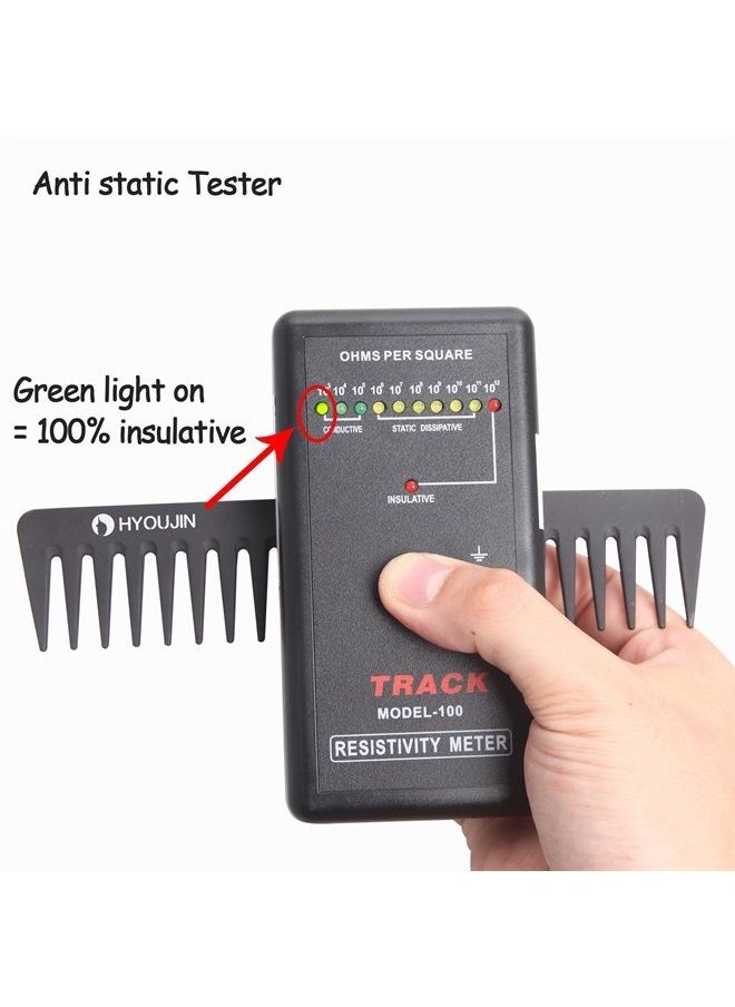 Hyoujin - 601 Black Carbon Wide Tooth Comb Detangling Comb Detangler Hair Comb for Long Wet hair Hair Straighten Curly Hair 230℃ Heat Resistan - Image 1