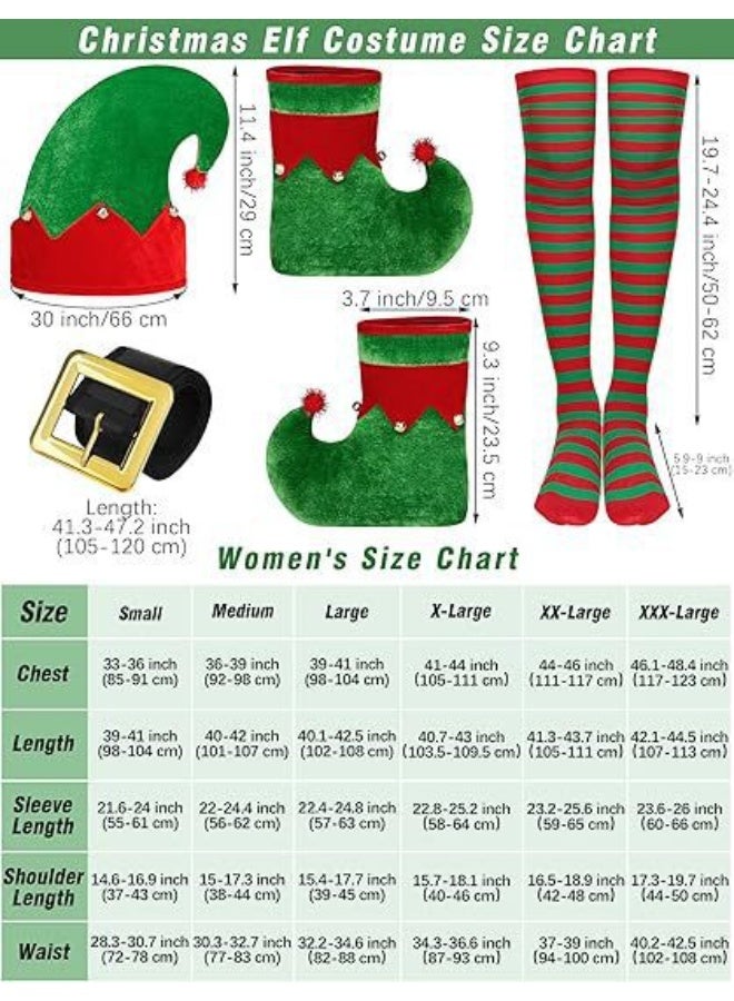 Girl Christmas Elf Dress Set - Image 3