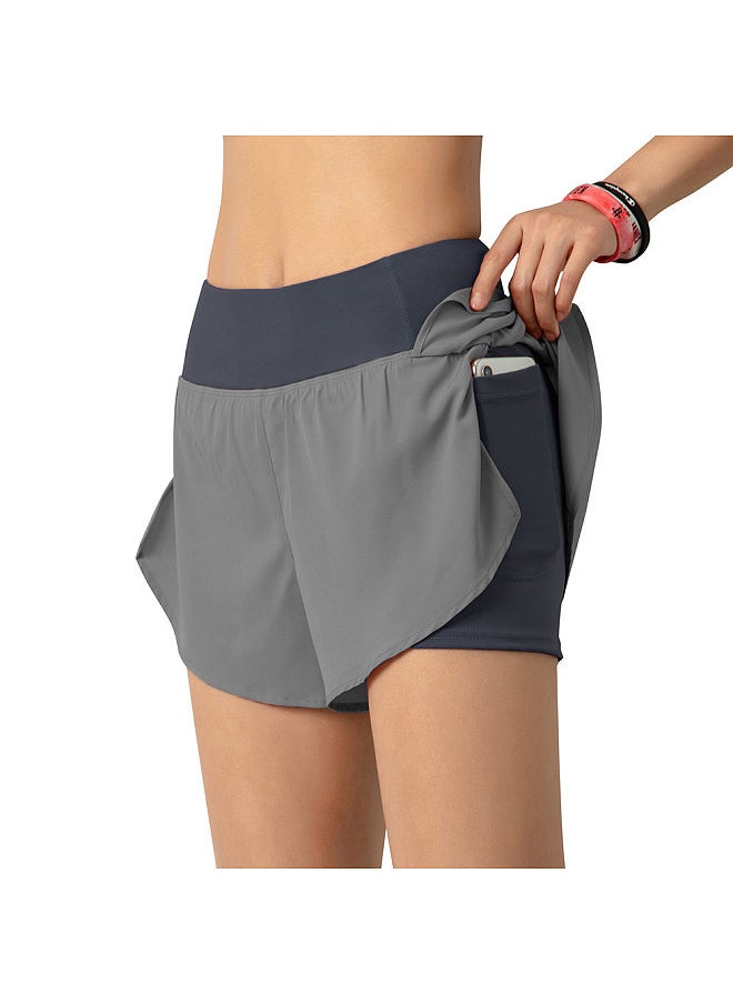 Women Running Shorts 2-in-1 with Pocket Wide Waistband Coverage Layer Liner Lounging Sport Yoga Leggings Fitness Workout Athletic Gym Home Sportswear - pzsku/ZF2042B79E81081AC6591Z/45/_/1721361752/aa32ebce-8e34-4149-a32f-c1d31c09407f