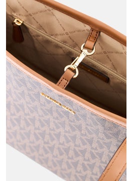 Michael Kors Women Brand Logo Tote Bag 29 H x 40 L x 12 W cm, Brown  - Image 4